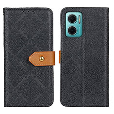 Coque Portefeuille Livre Cuir Etui Clapet K05Z pour Xiaomi Redmi 10 Prime Plus 5G Noir