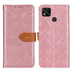 Coque Portefeuille Livre Cuir Etui Clapet K05Z pour Xiaomi Redmi 10A 4G Rose