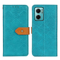 Coque Portefeuille Livre Cuir Etui Clapet K05Z pour Xiaomi Redmi 11 Prime 5G Vert