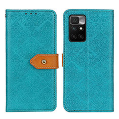 Coque Portefeuille Livre Cuir Etui Clapet K05Z pour Xiaomi Redmi Note 11 4G (2021) Vert