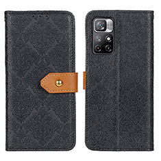 Coque Portefeuille Livre Cuir Etui Clapet K05Z pour Xiaomi Redmi Note 11 5G Noir