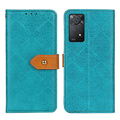 Coque Portefeuille Livre Cuir Etui Clapet K05Z pour Xiaomi Redmi Note 11 Pro 4G Vert