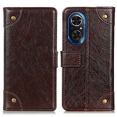 Coque Portefeuille Livre Cuir Etui Clapet K06Z pour Huawei Honor 50 SE 5G Marron