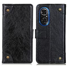 Coque Portefeuille Livre Cuir Etui Clapet K06Z pour Huawei Honor 50 SE 5G Noir