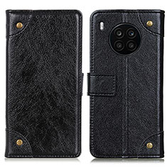 Coque Portefeuille Livre Cuir Etui Clapet K06Z pour Huawei Nova 8i Noir