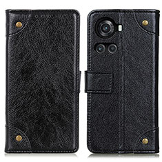 Coque Portefeuille Livre Cuir Etui Clapet K06Z pour OnePlus 10R 5G Noir