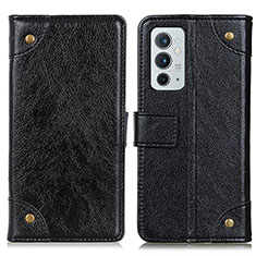 Coque Portefeuille Livre Cuir Etui Clapet K06Z pour OnePlus 9RT 5G Noir