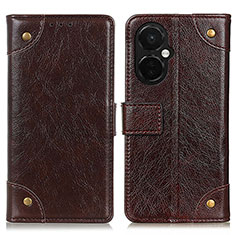 Coque Portefeuille Livre Cuir Etui Clapet K06Z pour OnePlus Nord CE 3 5G Marron