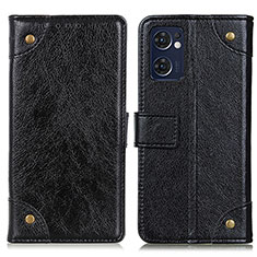 Coque Portefeuille Livre Cuir Etui Clapet K06Z pour Oppo Find X5 Lite 5G Noir