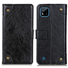 Coque Portefeuille Livre Cuir Etui Clapet K06Z pour Realme C11 (2021) Noir