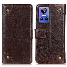 Coque Portefeuille Livre Cuir Etui Clapet K06Z pour Realme GT Neo3 5G Marron