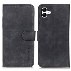 Coque Portefeuille Livre Cuir Etui Clapet K06Z pour Samsung Galaxy A04 4G Noir