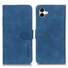 Coque Portefeuille Livre Cuir Etui Clapet K06Z pour Samsung Galaxy A04E Bleu