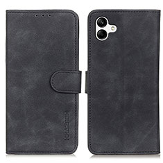 Coque Portefeuille Livre Cuir Etui Clapet K06Z pour Samsung Galaxy A04E Noir