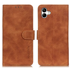 Coque Portefeuille Livre Cuir Etui Clapet K06Z pour Samsung Galaxy A05 Marron