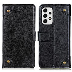 Coque Portefeuille Livre Cuir Etui Clapet K06Z pour Samsung Galaxy A23 4G Noir