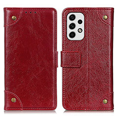 Coque Portefeuille Livre Cuir Etui Clapet K06Z pour Samsung Galaxy A23 5G Rouge
