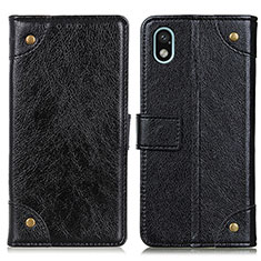 Coque Portefeuille Livre Cuir Etui Clapet K06Z pour Sony Xperia Ace III SOG08 Noir