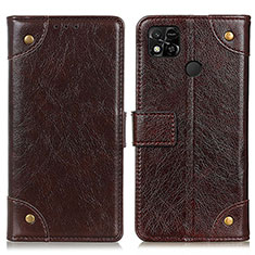 Coque Portefeuille Livre Cuir Etui Clapet K06Z pour Xiaomi POCO C31 Brun Clair