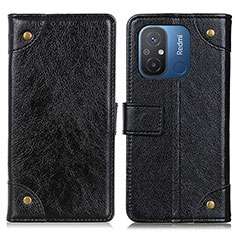 Coque Portefeuille Livre Cuir Etui Clapet K06Z pour Xiaomi Poco C55 Noir