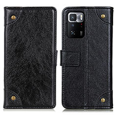 Coque Portefeuille Livre Cuir Etui Clapet K06Z pour Xiaomi Poco X3 GT 5G Noir