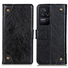 Coque Portefeuille Livre Cuir Etui Clapet K06Z pour Xiaomi Redmi K40S 5G Noir