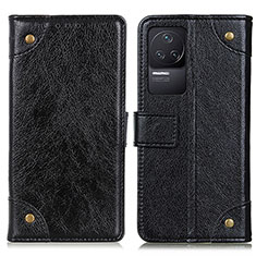 Coque Portefeuille Livre Cuir Etui Clapet K06Z pour Xiaomi Redmi K50 5G Noir