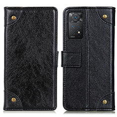 Coque Portefeuille Livre Cuir Etui Clapet K06Z pour Xiaomi Redmi Note 11 Pro 4G Noir