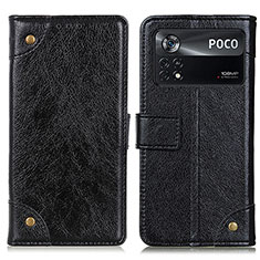 Coque Portefeuille Livre Cuir Etui Clapet K06Z pour Xiaomi Redmi Note 11E Pro 5G Noir