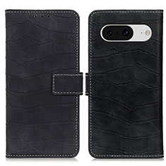 Coque Portefeuille Livre Cuir Etui Clapet K07Z pour Google Pixel 8 5G Noir