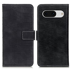 Coque Portefeuille Livre Cuir Etui Clapet K07Z pour Google Pixel 8a 5G Noir