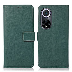 Coque Portefeuille Livre Cuir Etui Clapet K07Z pour Huawei Honor 50 5G Vert