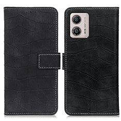 Coque Portefeuille Livre Cuir Etui Clapet K07Z pour Motorola Moto G53j 5G Noir