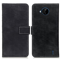 Coque Portefeuille Livre Cuir Etui Clapet K07Z pour Nokia C20 Plus Noir