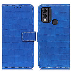 Coque Portefeuille Livre Cuir Etui Clapet K07Z pour Nokia C22 Bleu