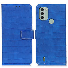 Coque Portefeuille Livre Cuir Etui Clapet K07Z pour Nokia C31 Bleu