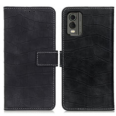 Coque Portefeuille Livre Cuir Etui Clapet K07Z pour Nokia C32 Noir