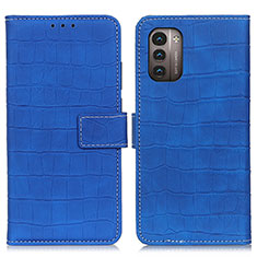 Coque Portefeuille Livre Cuir Etui Clapet K07Z pour Nokia G11 Bleu