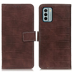 Coque Portefeuille Livre Cuir Etui Clapet K07Z pour Nokia G22 Marron