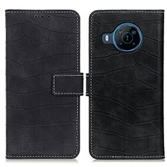 Coque Portefeuille Livre Cuir Etui Clapet K07Z pour Nokia X100 5G Noir