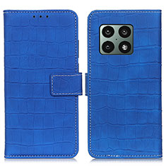 Coque Portefeuille Livre Cuir Etui Clapet K07Z pour OnePlus 10 Pro 5G Bleu