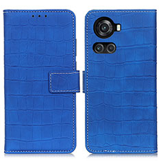 Coque Portefeuille Livre Cuir Etui Clapet K07Z pour OnePlus 10R 5G Bleu