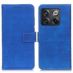 Coque Portefeuille Livre Cuir Etui Clapet K07Z pour OnePlus 10T 5G Bleu