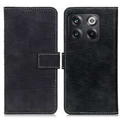 Coque Portefeuille Livre Cuir Etui Clapet K07Z pour OnePlus 10T 5G Noir