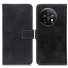 Coque Portefeuille Livre Cuir Etui Clapet K07Z pour OnePlus 11 5G Noir