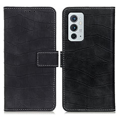 Coque Portefeuille Livre Cuir Etui Clapet K07Z pour OnePlus 9RT 5G Noir