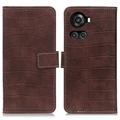 Coque Portefeuille Livre Cuir Etui Clapet K07Z pour OnePlus Ace 5G Marron