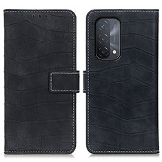 Coque Portefeuille Livre Cuir Etui Clapet K07Z pour Oppo A54 5G Noir