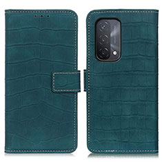 Coque Portefeuille Livre Cuir Etui Clapet K07Z pour Oppo A54 5G Vert