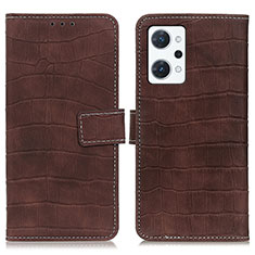 Coque Portefeuille Livre Cuir Etui Clapet K07Z pour Oppo Reno7 A Marron